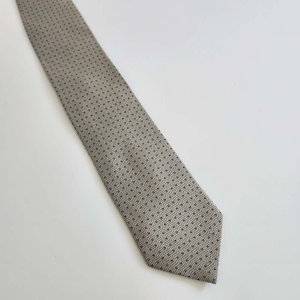 Vito Rofolo Italy Men's Silk Tie Geometric Chevron 58"